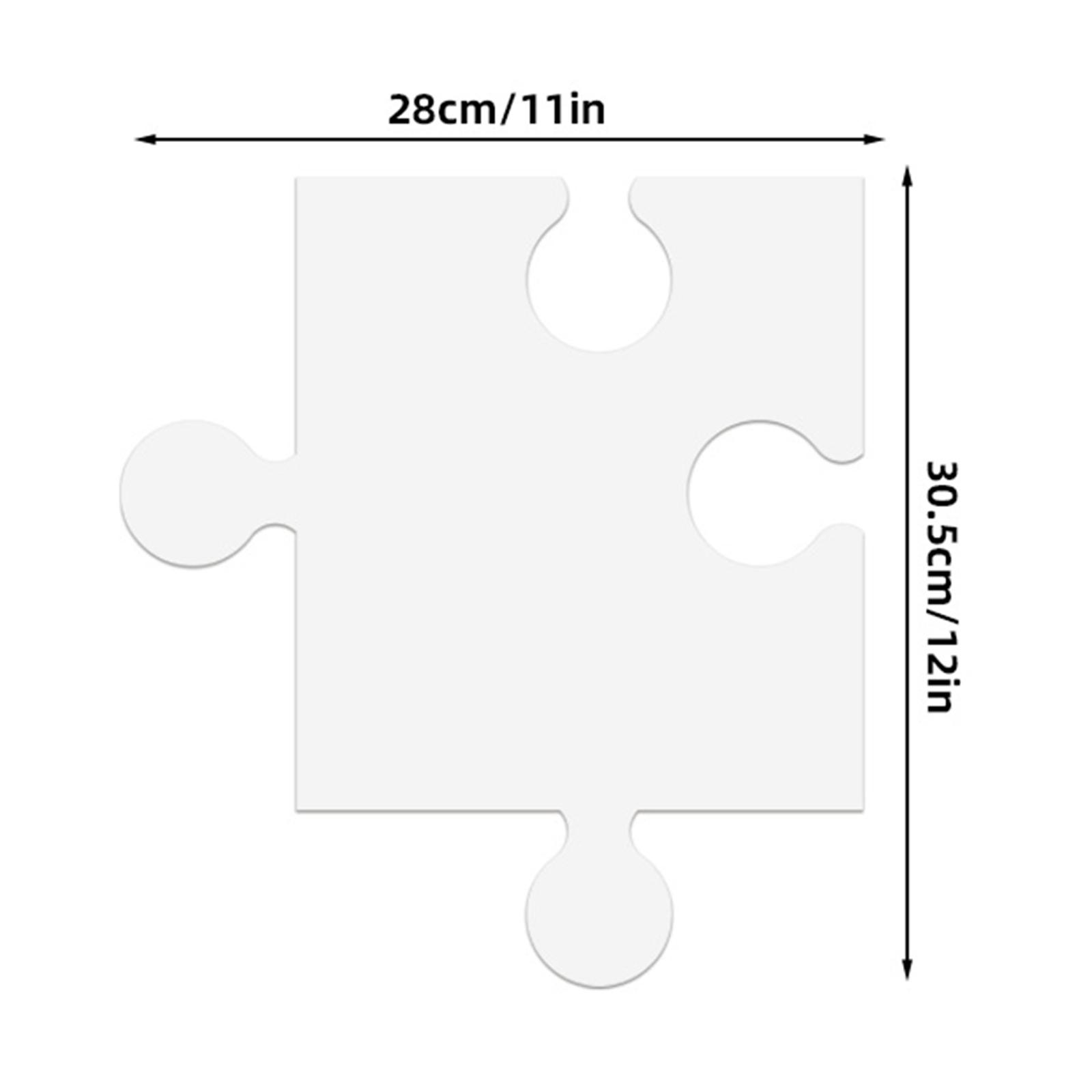 24Pcs White Cardboard Blank Ji - مراجعة Puzzle Blank White وسعره