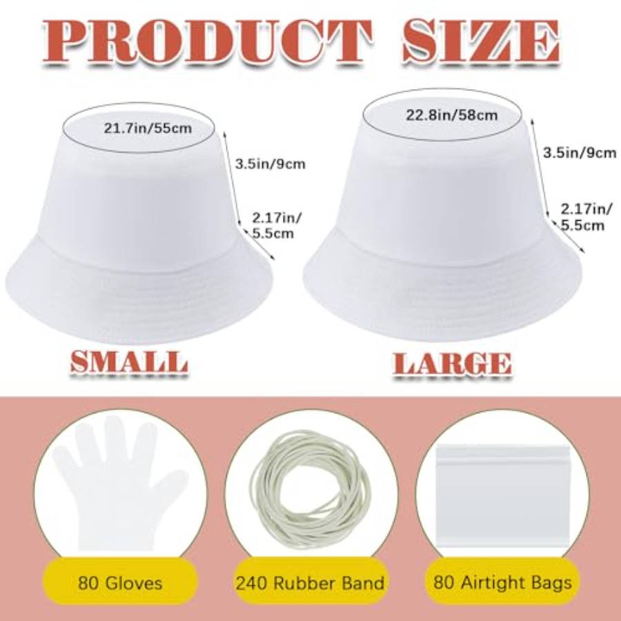 White cotton bucket hat for ti - مراجعة Hat Sublimation Blank وسعره