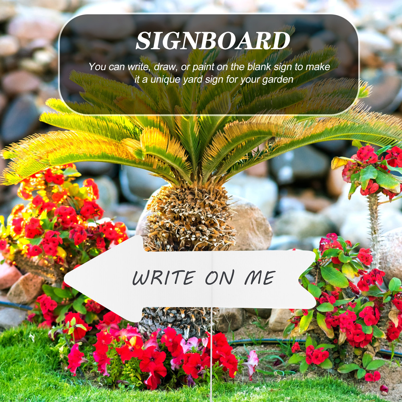 5Pcs Blank Yard Signs with Sta - مراجعة Yard Sign Blank وسعره